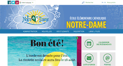 Desktop Screenshot of notre-dame.csdceo.ca