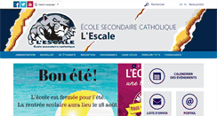 Desktop Screenshot of lescale.csdceo.ca