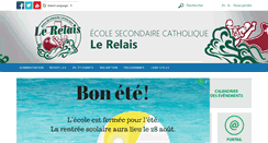 Desktop Screenshot of lerelais.csdceo.ca