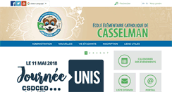 Desktop Screenshot of casselman.csdceo.ca