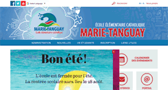 Desktop Screenshot of marie-tanguay.csdceo.ca