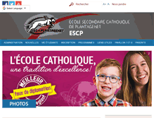 Tablet Screenshot of escp.csdceo.ca